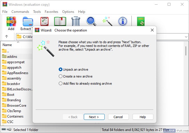 WinRAR Wizard