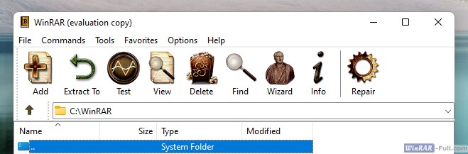 WinRAR Retro theme
