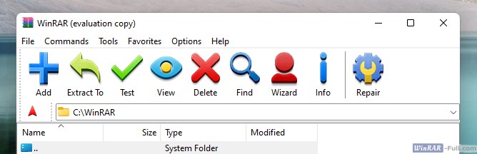 WinRAR Tha 3D theme